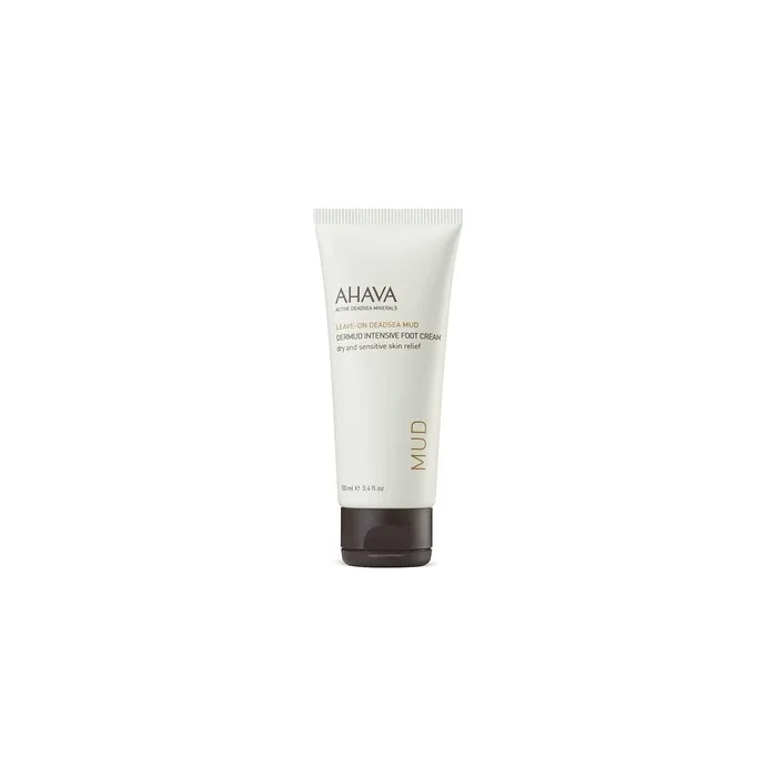 AHAVA Dermud Intensive Foot Cream for Dry Cracked Heels and Feet 3.4 fl.oz