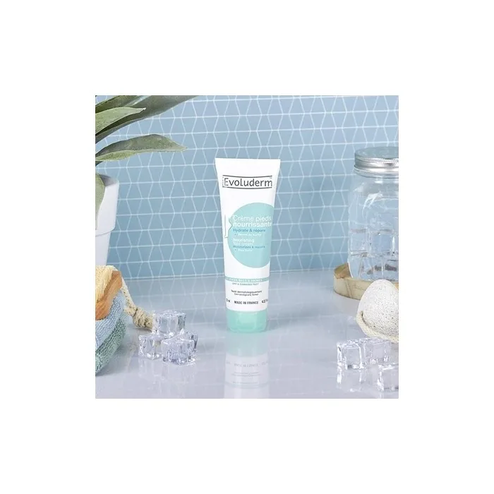 Evoluderm Nourishing Foot Cream 125ml Vegan Made in France