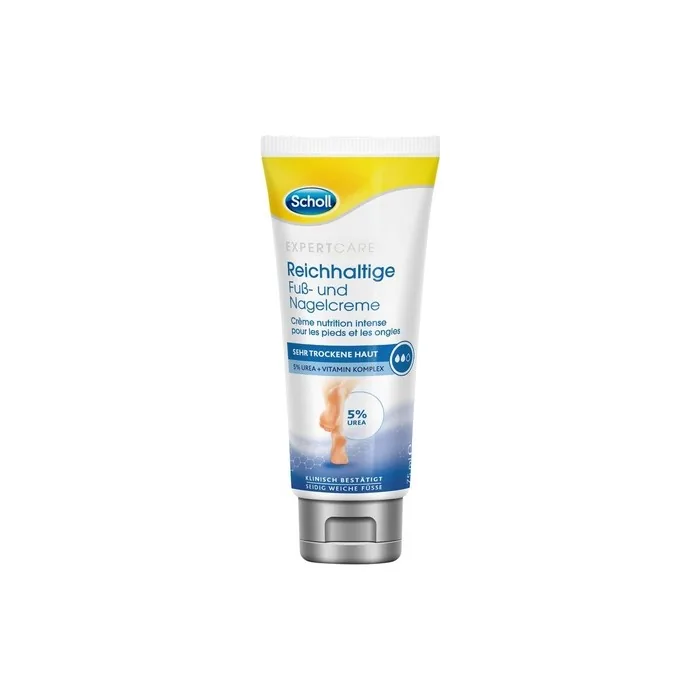 Scholl Rich Foot and Nail Cream Moisturizing Foot Cream with Urea and Vitamin Complex 1 x 75ml