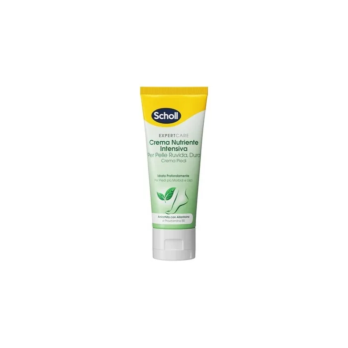 Scholl Intensive Nourishing Cream Foot Cream with Urea Vitamin E and Provitamin Complex B5 for Smoothing Rough and Hard Skin Deep Moisture for Softer and Smoother Feet 75ml