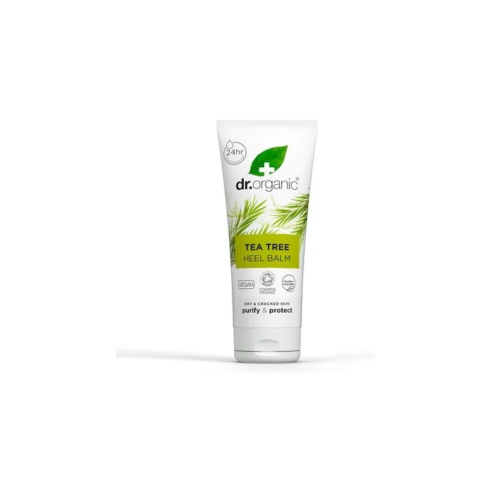 Dr Organic Tea Tree Heel Balm for Dry & Cracked Feet 100ml
