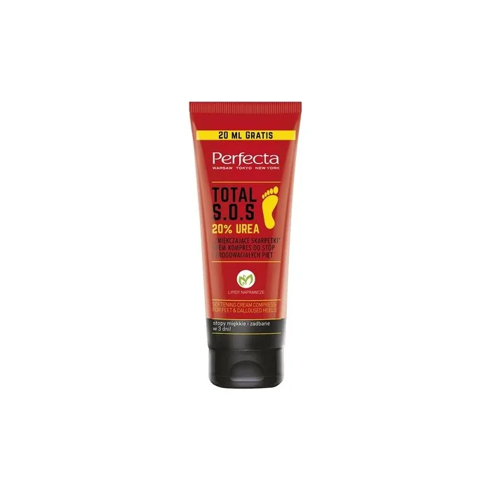 Perfecta Total S.O.S 20% Urea Softening Socks Cream Complex For Feet And Calloused Heels 120ml
