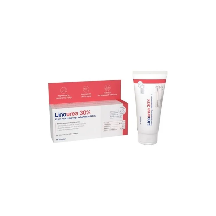 Linourea 30 Urea Cream With Vitamins A And E 50g