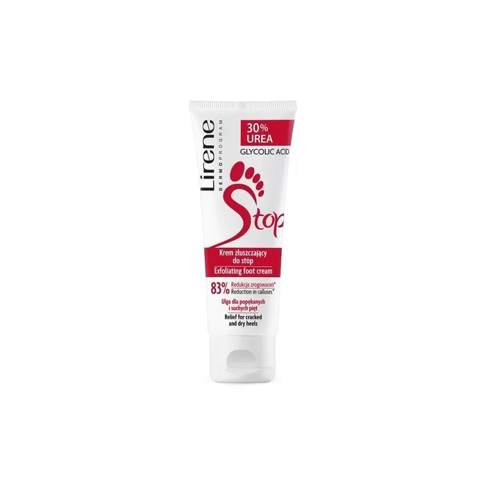 Lirene Exfoliating Cream For Feet 30% Urea 75 Ml