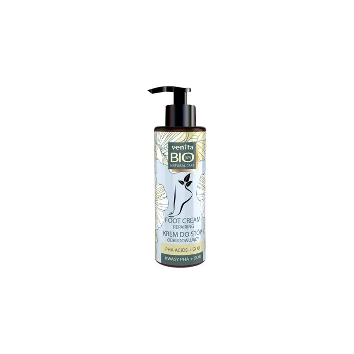 Bio Natural Care Foot Cream Regenerating Bio Cream For Feet With Pha Acids And Goji Berry Extract 100ml