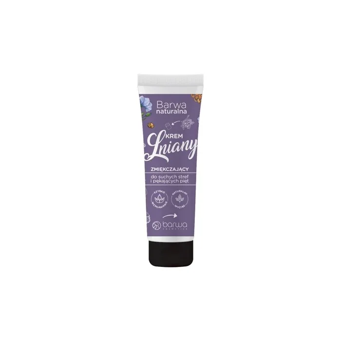 Barwa Natural Flax Softening Cream For Dry Areas And Cracked Heels 75ml