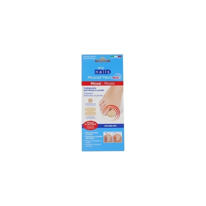 Planet Pharma Miconail Patch Forte Antifungal Treatment With 12 Antifungal Discs And 12 Protective Plasters
