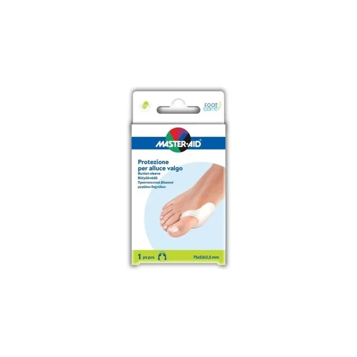 Master-Aid Foot Care Protection for Hallux Valgus Made In Gel 75x53x2.5mm