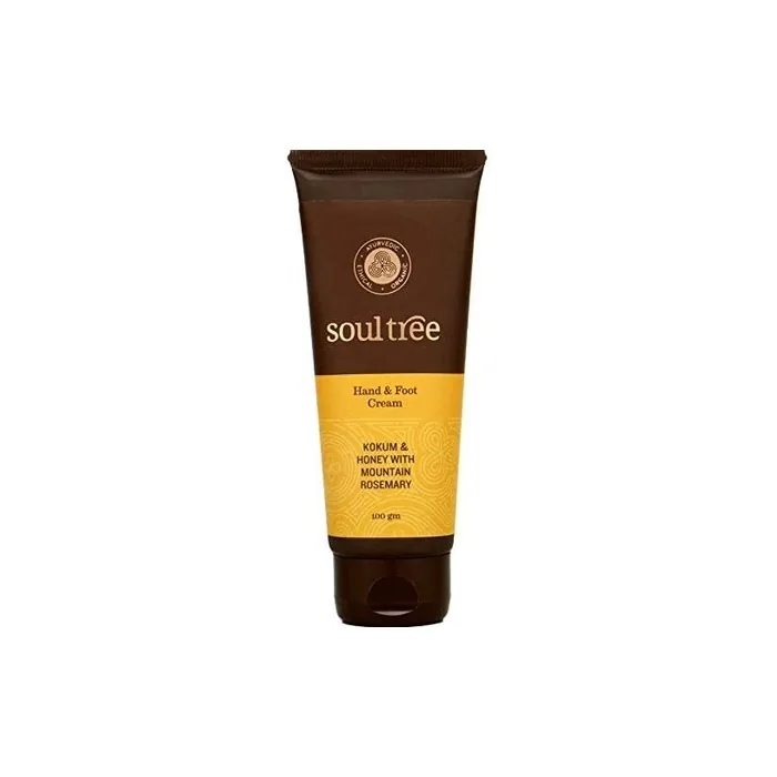 SOULTREE Hand and Foot Cream with Kokum, Honey and Mountain Rosemary 100g