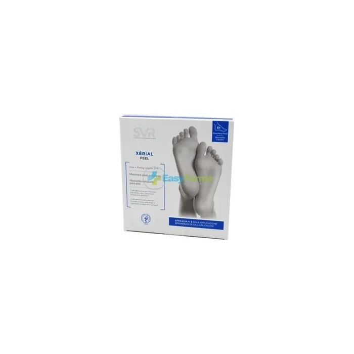 Laboratoires Svr Xerial Peel Exfoliating Foot Mask 2 Socks Unisex