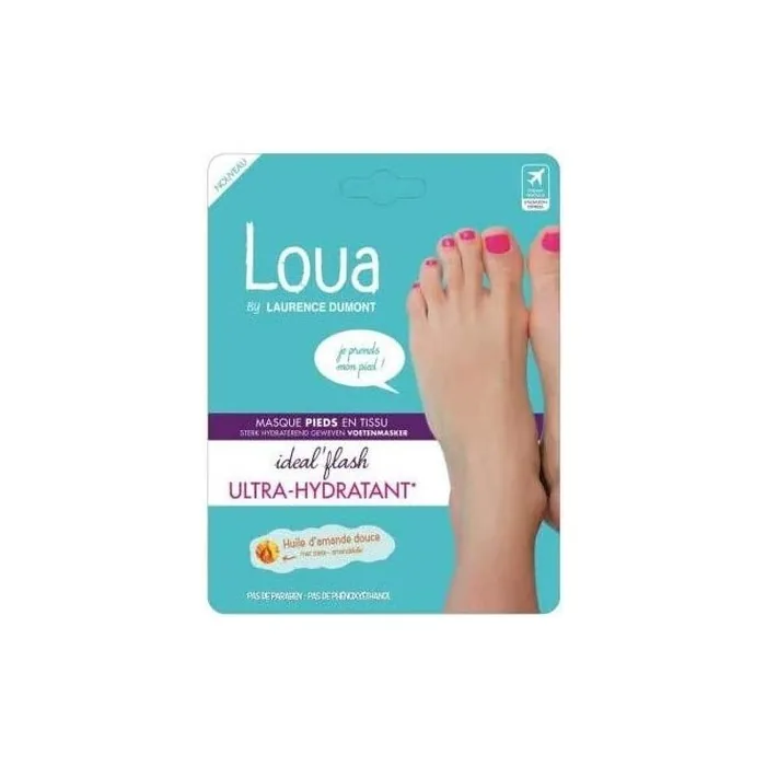 Loua Ultra-Hydrating Foot Mask in Fabric 1ml