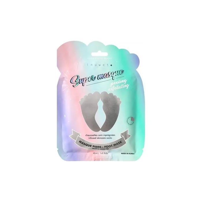Inuwet Peeling Foot Mask 40ml - Targeted Step-by-Step Care for Your Feet