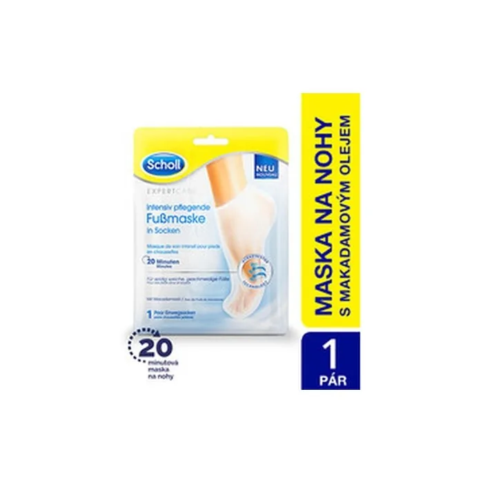 Scholl Pedi Mask Expert Care Foot Mask Nourishing Foot Mask With Macadamia Oil