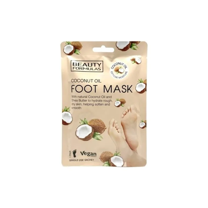 Foot Mask Softening Foot Mask Coconut Oil 1 Pair Beauty For