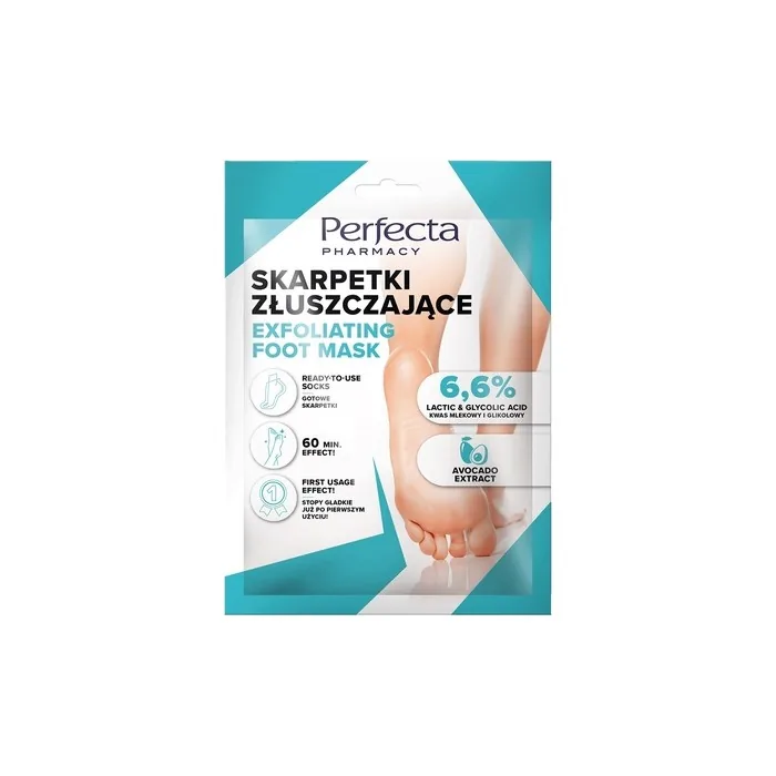 Perfecta Pharmacy Revitalizing Foot Exfoliation Socks 5 Count