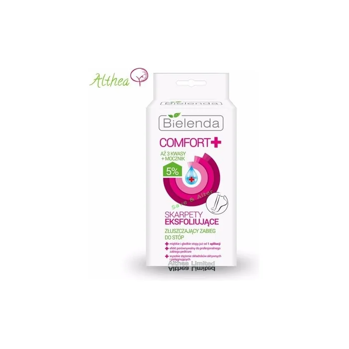 BIELENDA Komfort Peeling Treatment Socks Refreshing and Regenerating Care