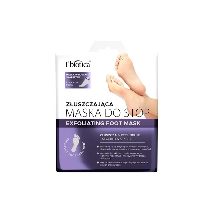 L'Biotica Exfoliating Peel Foot Sock Mask 40ml