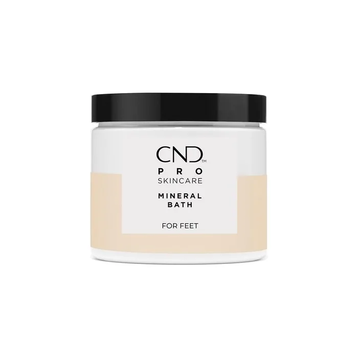 CND Pro Skincare for Feet Mineral Bath Exfoliating Sea Salt Scrub Advanced Callus Remover and Intense Hydration Treatment Vegan Natural Origin Formula