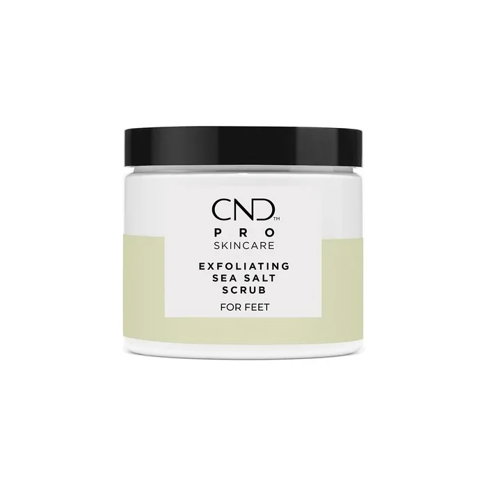 CND Pro Skincare for Feet Mineral Bath Exfoliating Sea Salt Scrub Advanced Callus Remover and Intense Hydration Treatment Vegan Natural Origin Formula