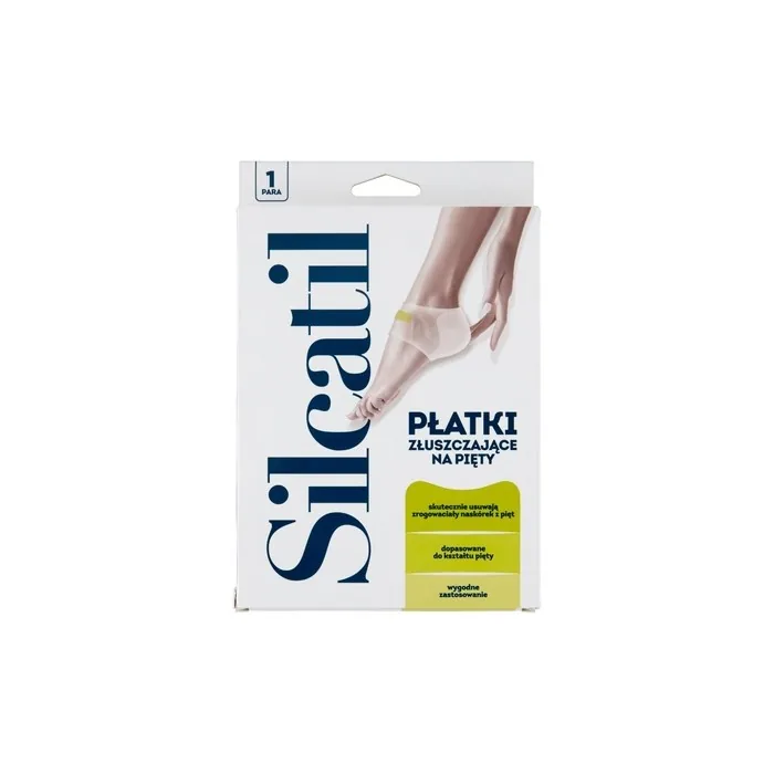 Silcatil Exfoliating Pads For Heels 1 Pair - Effective Foot Care Solution
