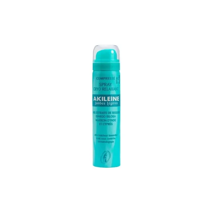 Akileine Cryo Spray Light Legs 75ml - Refreshing Leg Spray For Comfort