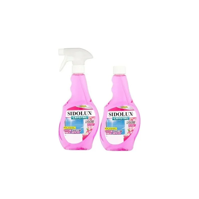 LAKMA Sidolux Crystal Spray with Flower Scent 500ml + 500ml Refill