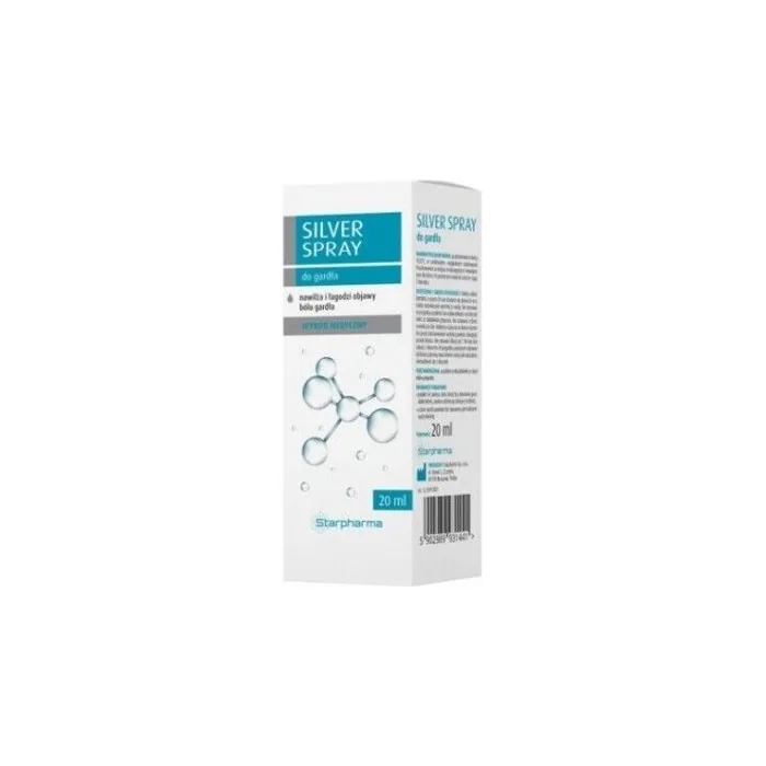 Starpharma Silver Spray 20ml Medical Throat Spray