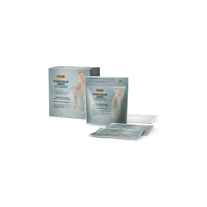 Guam Pantaslim Cryo Cold Action Ready to Use + Sauna Effect Pant, Firming Slimming Treatment 3 Treatments with Guam Seaweed, Made in Italy