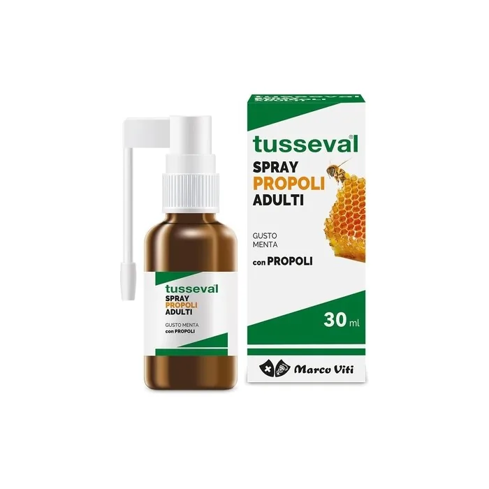 Tusseval Propolis Spray for Adults Mint Flavor 30ml