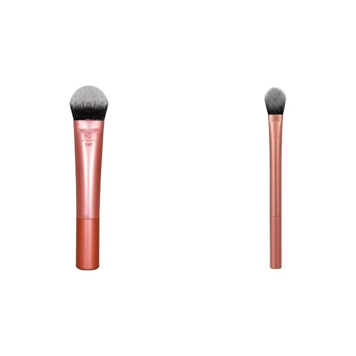 REAL TECHNIQUES Seamless Complexion Makeup Brush for Liquid and Cream Foundations and Brightening Concealer Makeup Brush