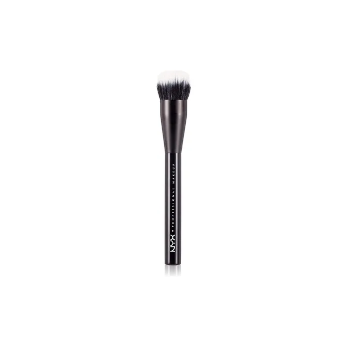 NYX Professional Makeup Pro Brush Dual Fiber Foundation Brush with Full and Soft Bristles