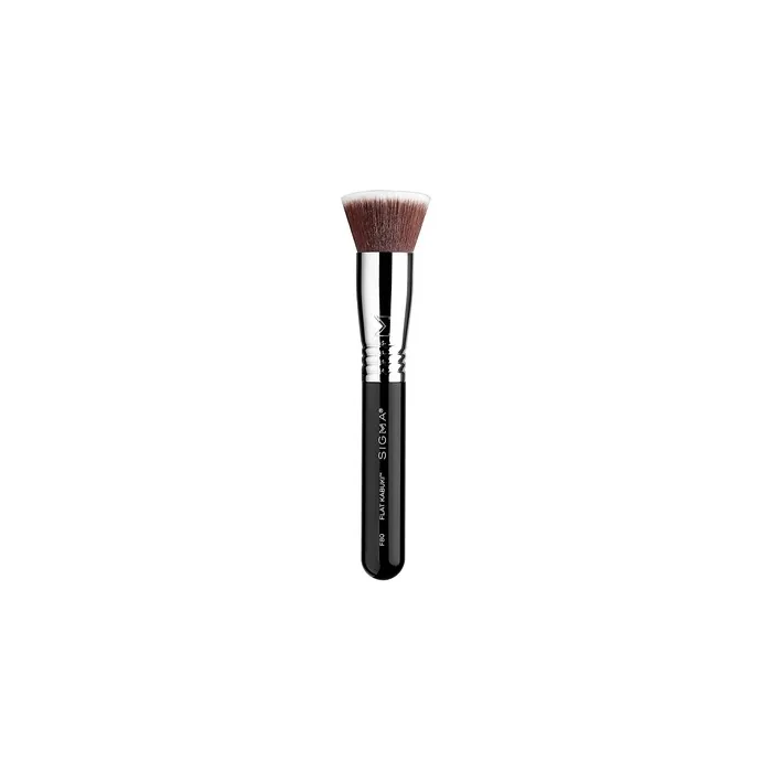 Sigma Flat Top Synthetic Kabuki SS197/F80 Black Cosmetic Brush