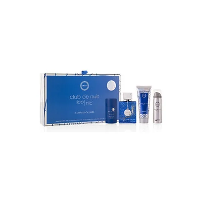 Armaf Club De Nuit Blue Iconic Gift Set Edp 105ml Body Spray 50ml Deostick 75g Shower Gel 100ml