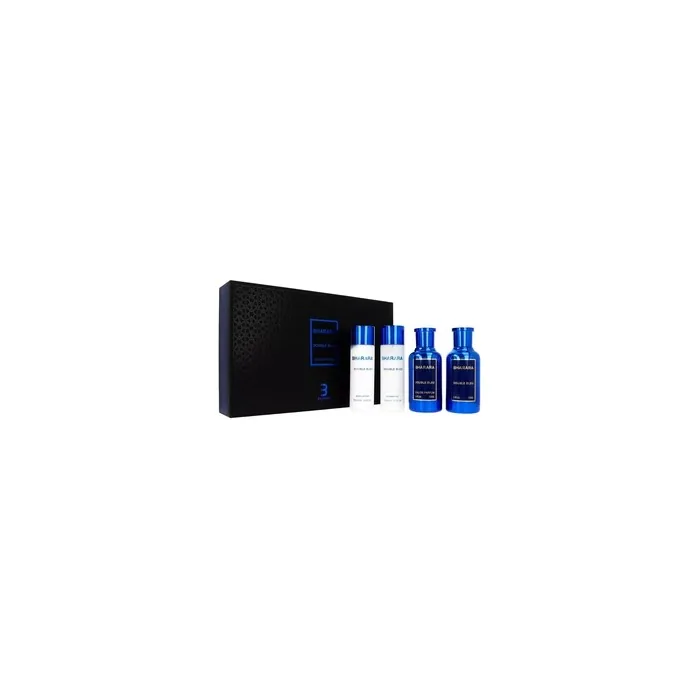 BHARARA DOUBLE BLEU MEN EDP 100ML + AS 100ML + BL 150ML + SG 150ML