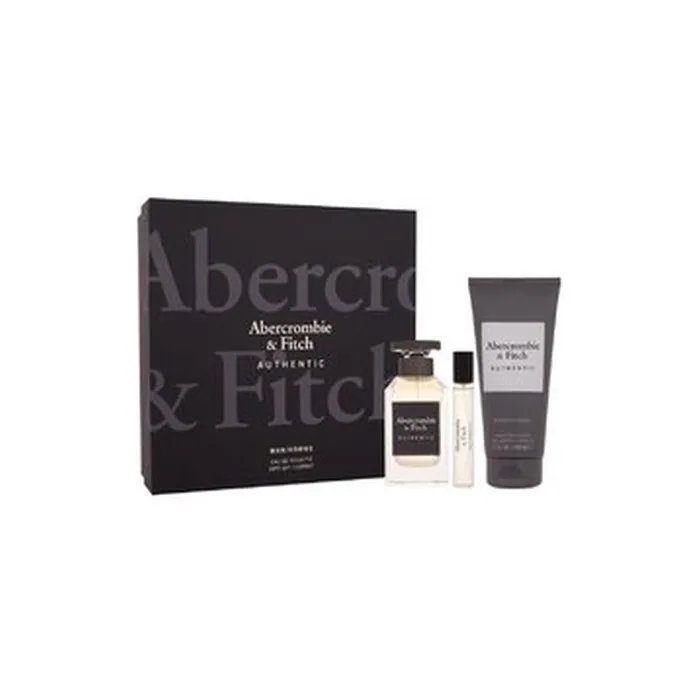 Abercrombie & Fitch Authentic Gift Set Eau De Toilette 100 Ml Shower Gel 200 Ml Miniature Eau De Toilette 15 Ml