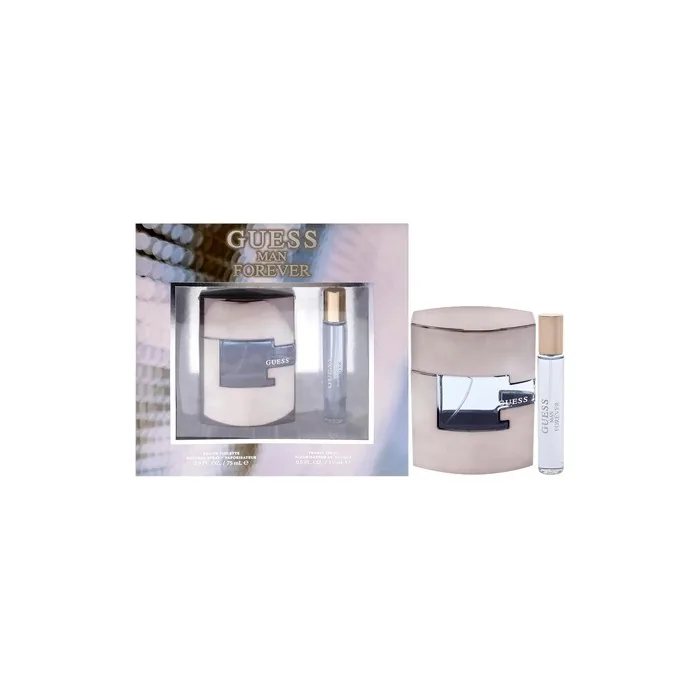 Guess Forever By Guess For Men 2 Pc Gift Set 2.5oz EDT Spray 0.5oz EDT Spray