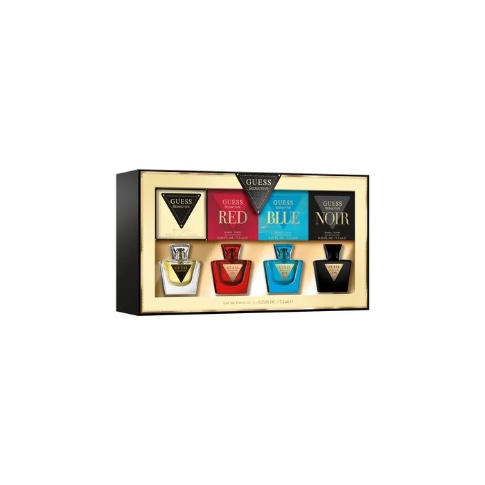 Guess Perfume Gift Set for Women - 4 Mini Eau De Toilette Sprays 75ml Each