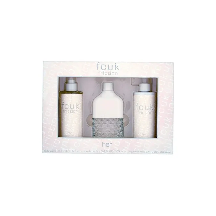FCUK Friction Eau De Toilette Spray Gift Set for Women