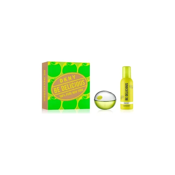 DKNY Be Delicious Eau de Parfum Perfume Spray 3.4 Fl. Oz. & Refreshing Shower Mousse 5.07 Oz.