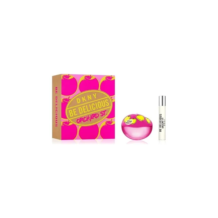 DKNY Be Delicious Orchard St. Eau de Parfum 2 Piece Gift Set For Women - Perfume Spray 3.4 Fl. Oz. & Purse Spray Travel Spray 0.5 Fl. Oz.
