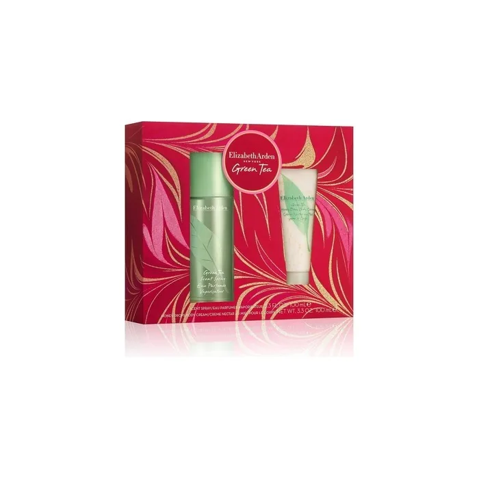 Elizabeth Arden Green Tea Gift Set Green Tea Scent 100ml Honey Drops Body Cream 100ml Gift Box For Women