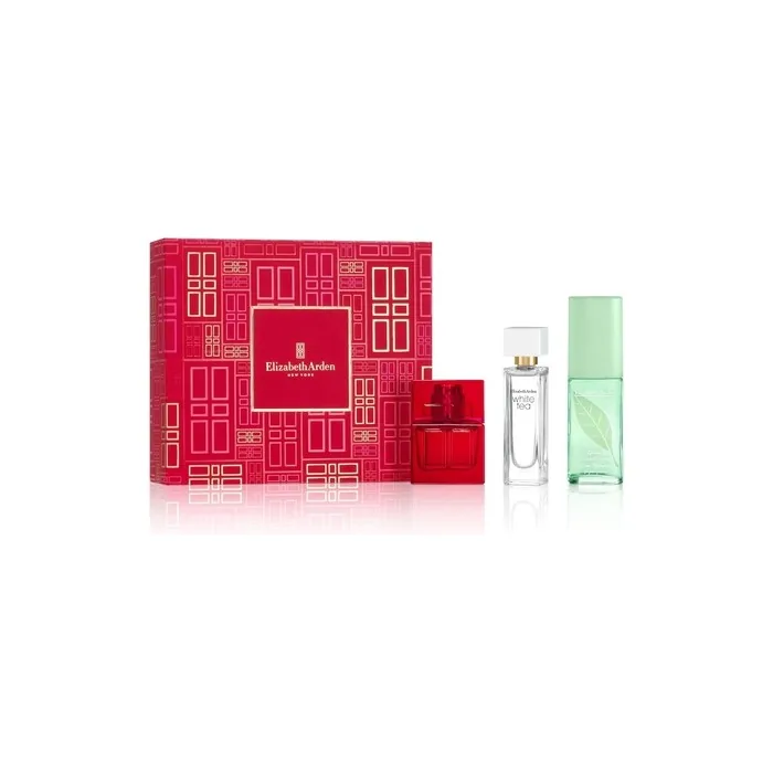 Elizabeth Arden Prestige Fragrance Coffret 3piece Gift Set Red Door Green Tea White Tea Luxury Fragrance Gifting For Women