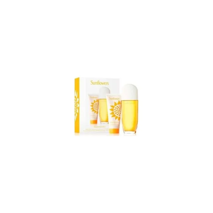 Elizabeth Arden Sunflowers Gift Set 100ml EDT + 100ml Body Lotion Women's - New