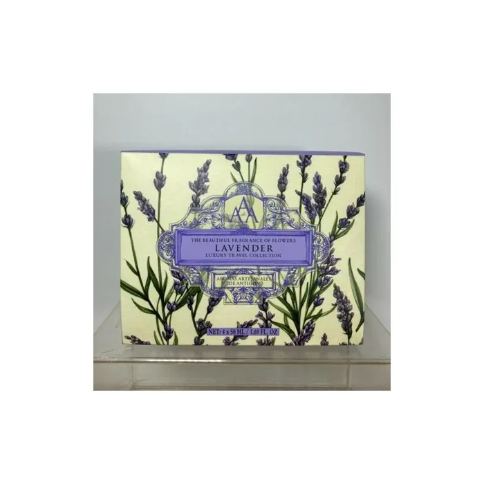 New Aromas Artesanales De Antigua AAA Lavender Luxury Travel Collection Gift Set