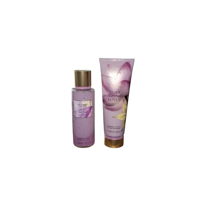Victoria's Secret Lush Starfruit Lotus Fragrance Mist & Lotion Set