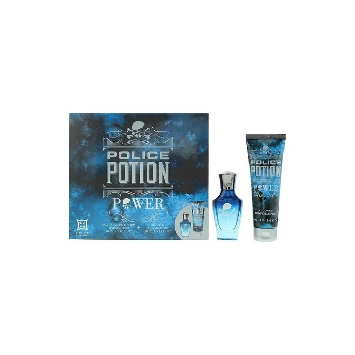 Police Potion Power 2 Piece Gift Set Eau de Parfum 30ml Shower Gel 100ml