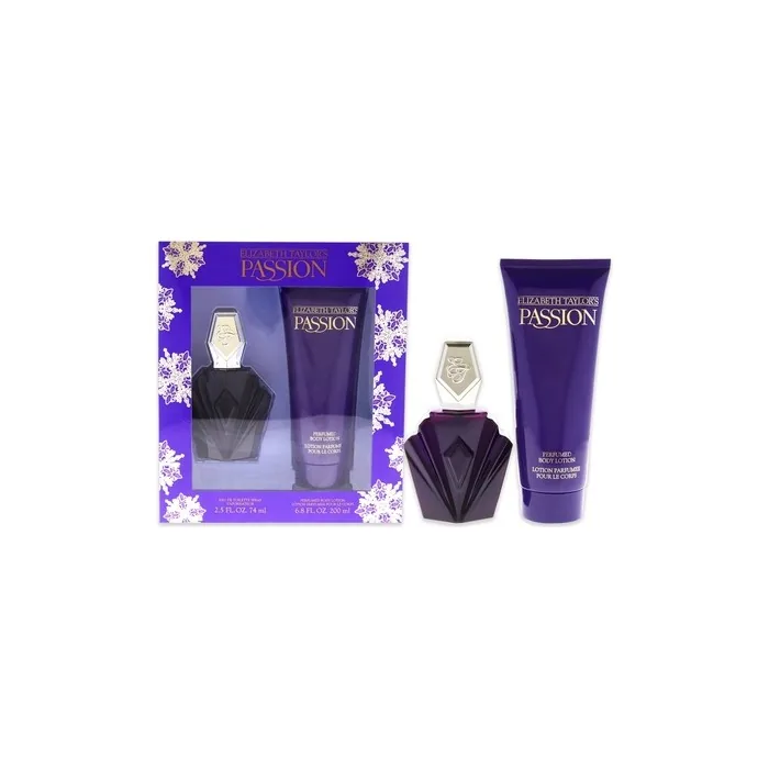 Elizabeth Taylor Passion Women's Gift Set 2.5oz EDT Spray & 6.8oz Body Lotion