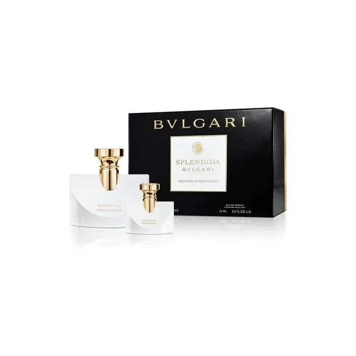 Splendida Bvlgari Patchouli Tentation by Bvlgari for Women 2 Pc Gift Set 3.4oz EDP Spray 0.5oz EDP Spray
