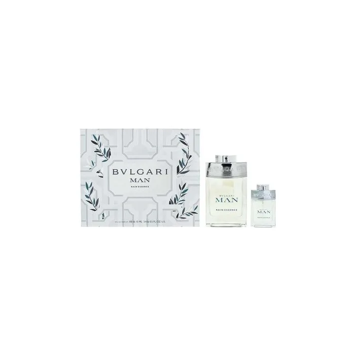 Bvlgari Man Rain Essence Men Set Eau De Parfum 100ml And 15ml