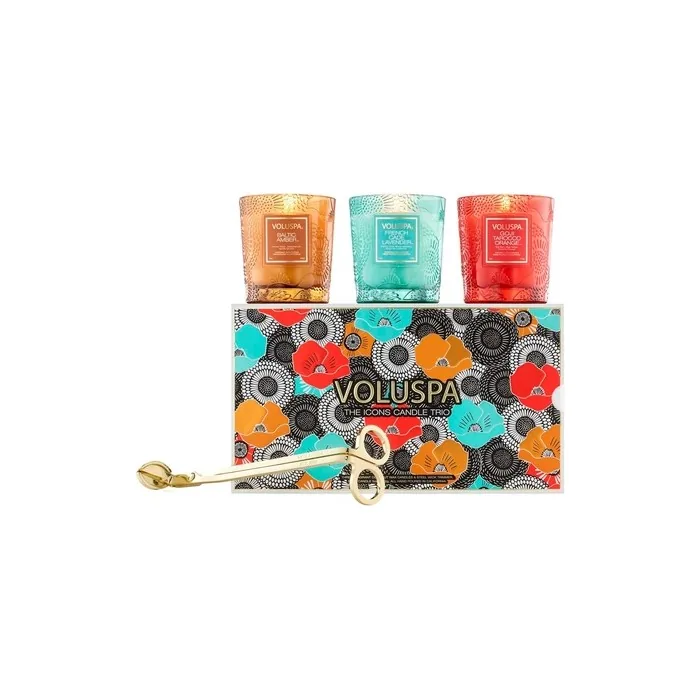Voluspa Limited Edition Icons Gift Set 5.5 Oz Coconut Wax Blend